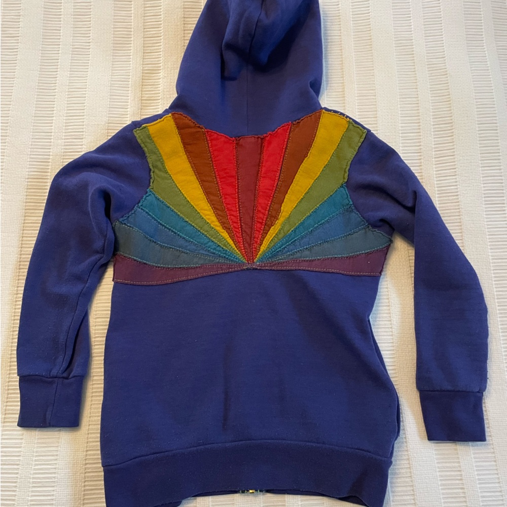 Aviator Nation kids sunburst hoodie - purple size 8